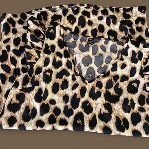 Cheetah print dress